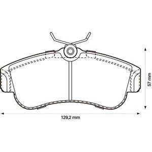накладки JURID 572310J 