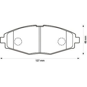 накладки JURID 572402J 