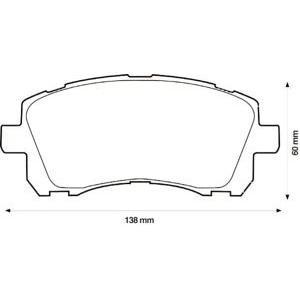 накладки JURID 572423J 