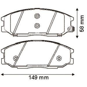 накладки JURID 572453J 