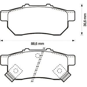 накладки JURID 572473J 