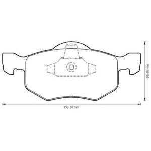 накладки JURID 572503J