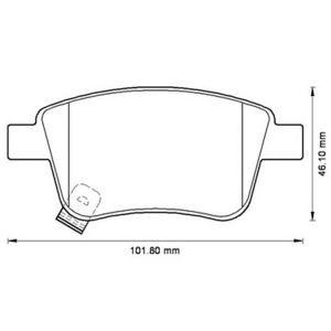 накладки JURID 572516J