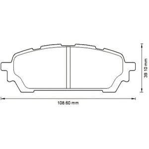 накладки JURID 572529J 