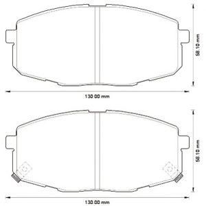накладки JURID 572577J 