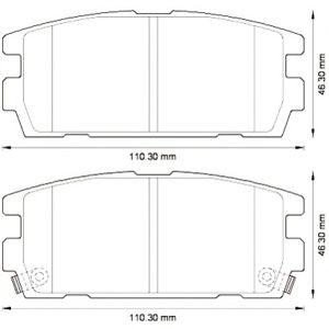 накладки JURID 572581J 