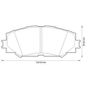 накладки JURID 572598JC
