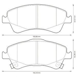 накладки JURID 572600JC