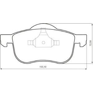 накладки JURID 573003J 