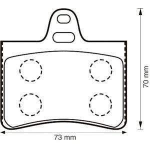 накладки JURID 573028J 