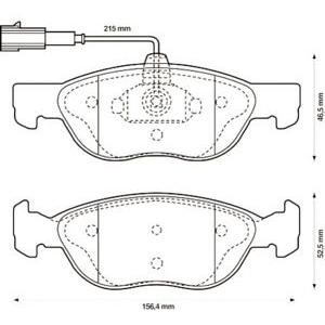 накладки JURID 573042J