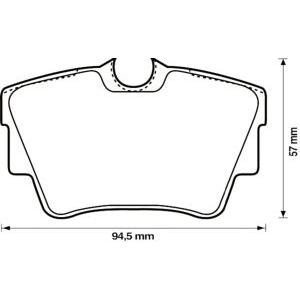 накладки JURID 573059J 