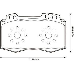 накладки JURID 573092JC