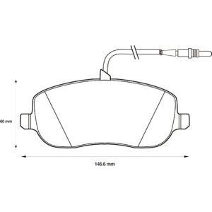 накладки JURID 573096J 