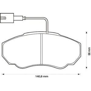 накладки JURID 573113J 