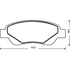 накладки JURID 573135JC