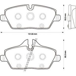 накладки JURID 573137J-AS 