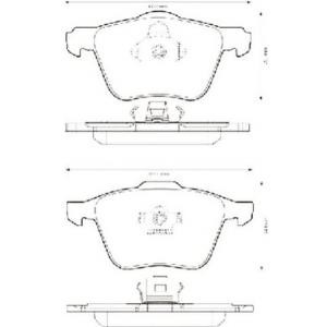 накладки JURID 573143JC