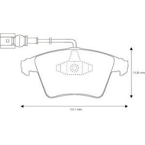 накладки JURID 573159JC