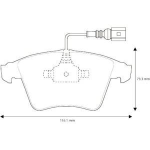 накладки JURID 573160JC