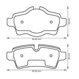 накладки JURID 573200J-AS 