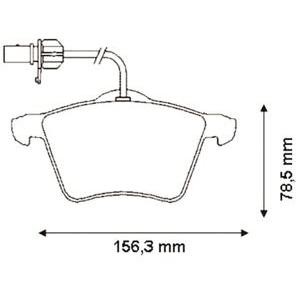 накладки JURID 573206J