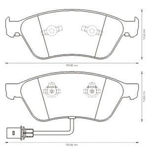 накладки JURID 573207J-AS 