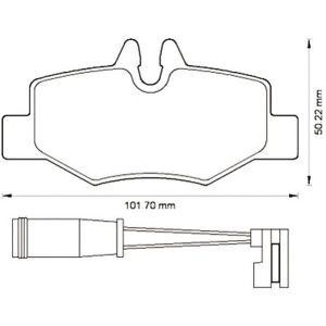 накладки JURID 573222J