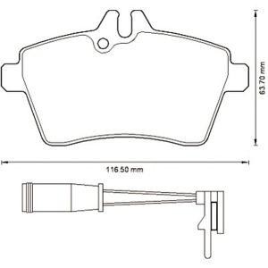 накладки JURID 573226J 