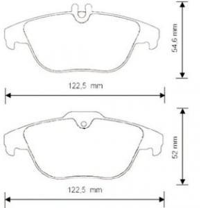 накладки JURID 573248J-AS 