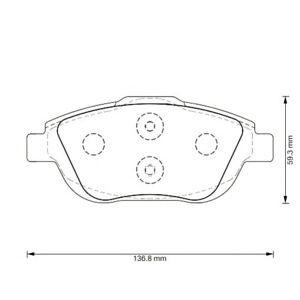 накладки JURID 573264JC
