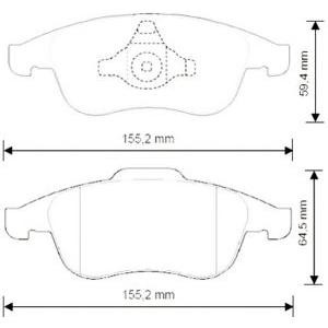 накладки JURID 573268JC