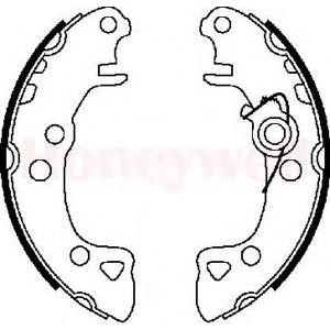 комплект спирачни челюсти BENDIX 361426B 