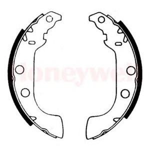 комплект спирачни челюсти BENDIX 361439B