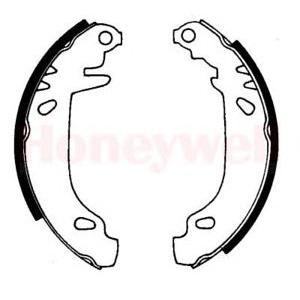 комплект спирачни челюсти BENDIX 361450B 