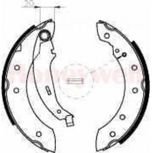 комплект спирачни челюсти BENDIX 362318B