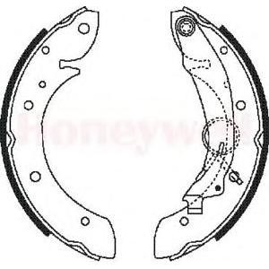 комплект спирачни челюсти BENDIX 362382B 