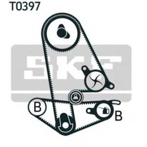 комплект ангренажен ремък SKF VKMA 93011