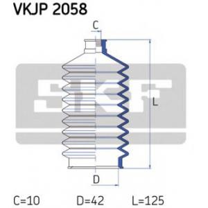 комплект маншон, кормилно управление SKF VKJP 2058 